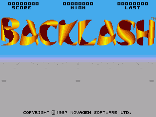 Backlash back cover for Amiga